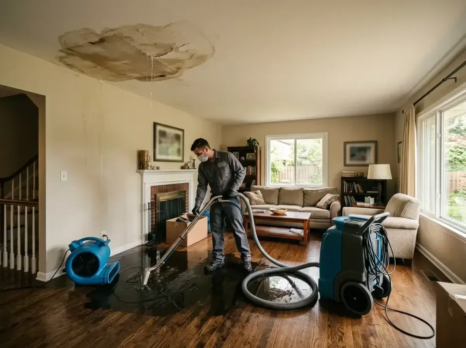 attic-pipe-burst-ceiling-drip-008 — frequently asked questions, Water Damage Restoration & Carpet Care in Englewood, OH